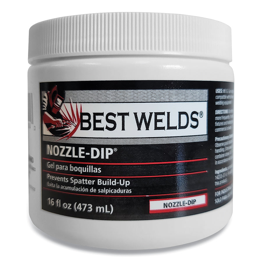 Best Welds Nozzle Dip Gel, 16 oz, Jar, Blue Aabaco Store