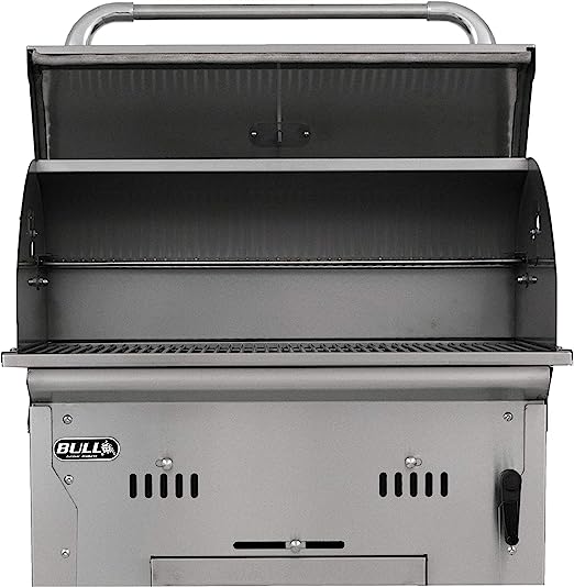BULL GRILLS 30" Charcoal Stainless Steel Bison Premium Drop In Grill 8