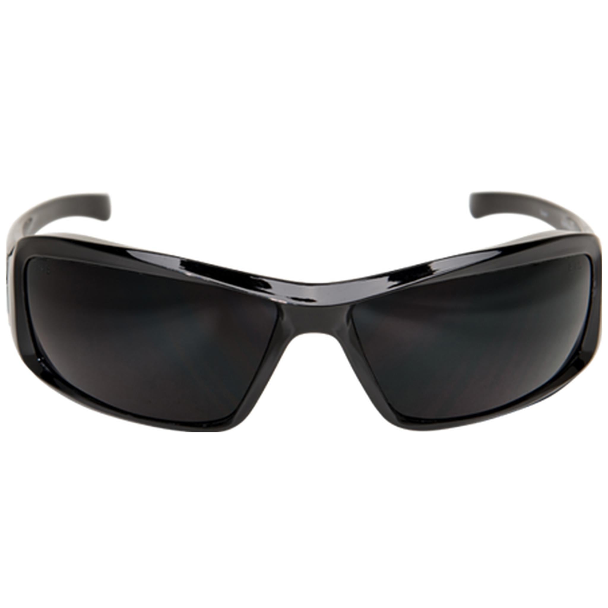 EDGE TXB216-P1 BRAZEAU Designer Safety Glasses - Black Frame - Smoke Polarized Lens