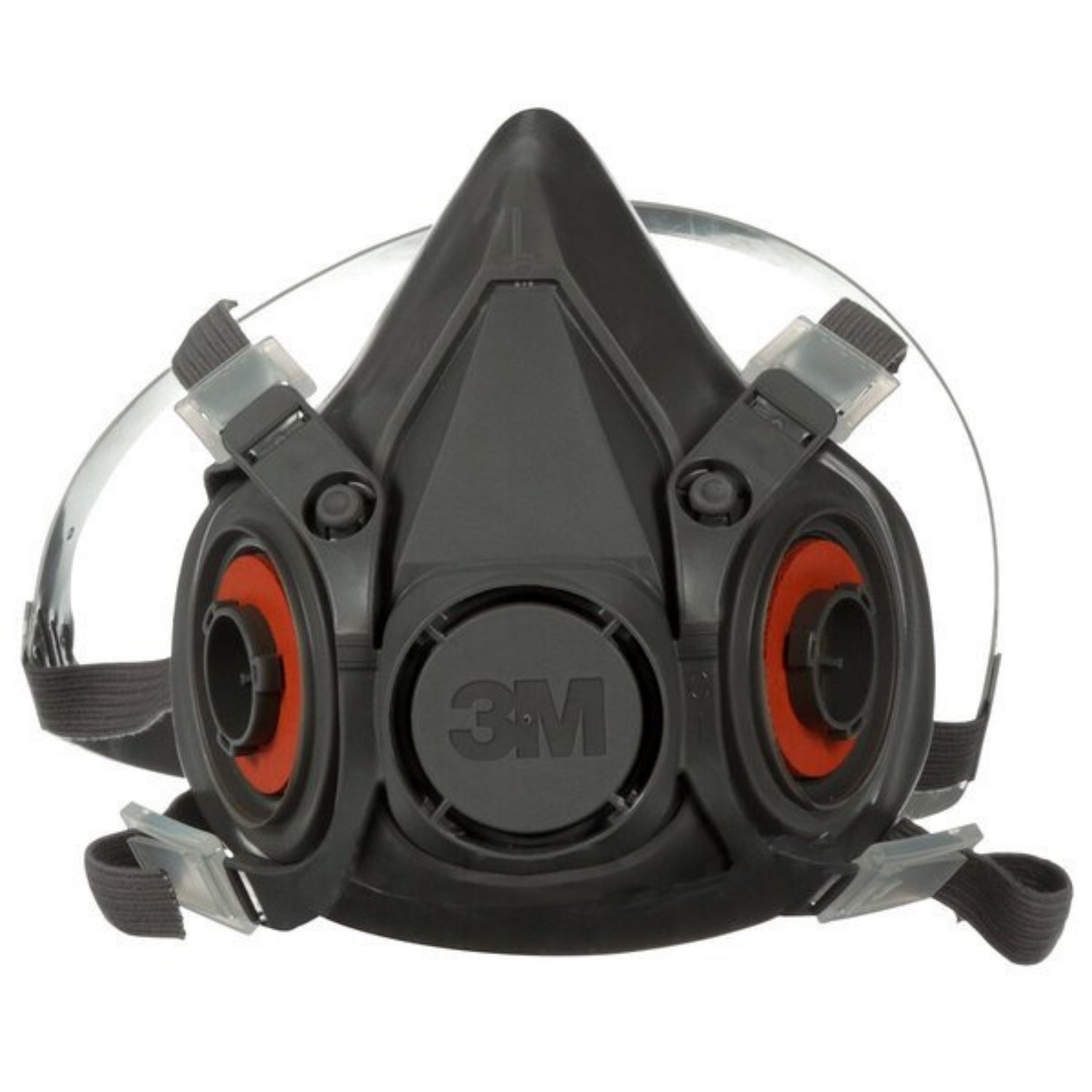 3M™ Half Facepiece Reusable Respirator 6300/07026(AAD) Large - Resist Gases, Vapors, Particulates, Adjustable Strap