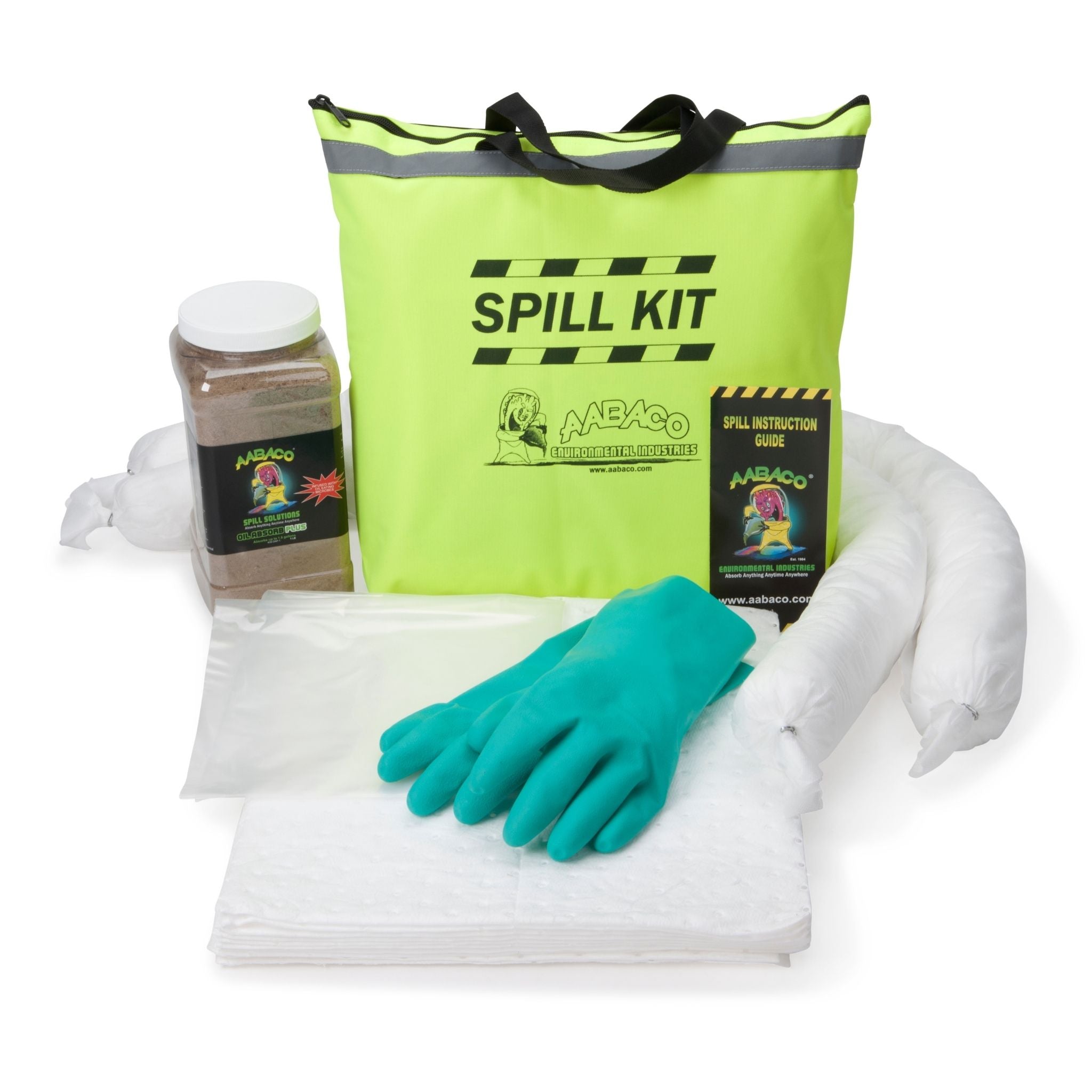 AABACO OIL ONLY SPILL KIT IN TOTE BAG – 5 GALLONS
