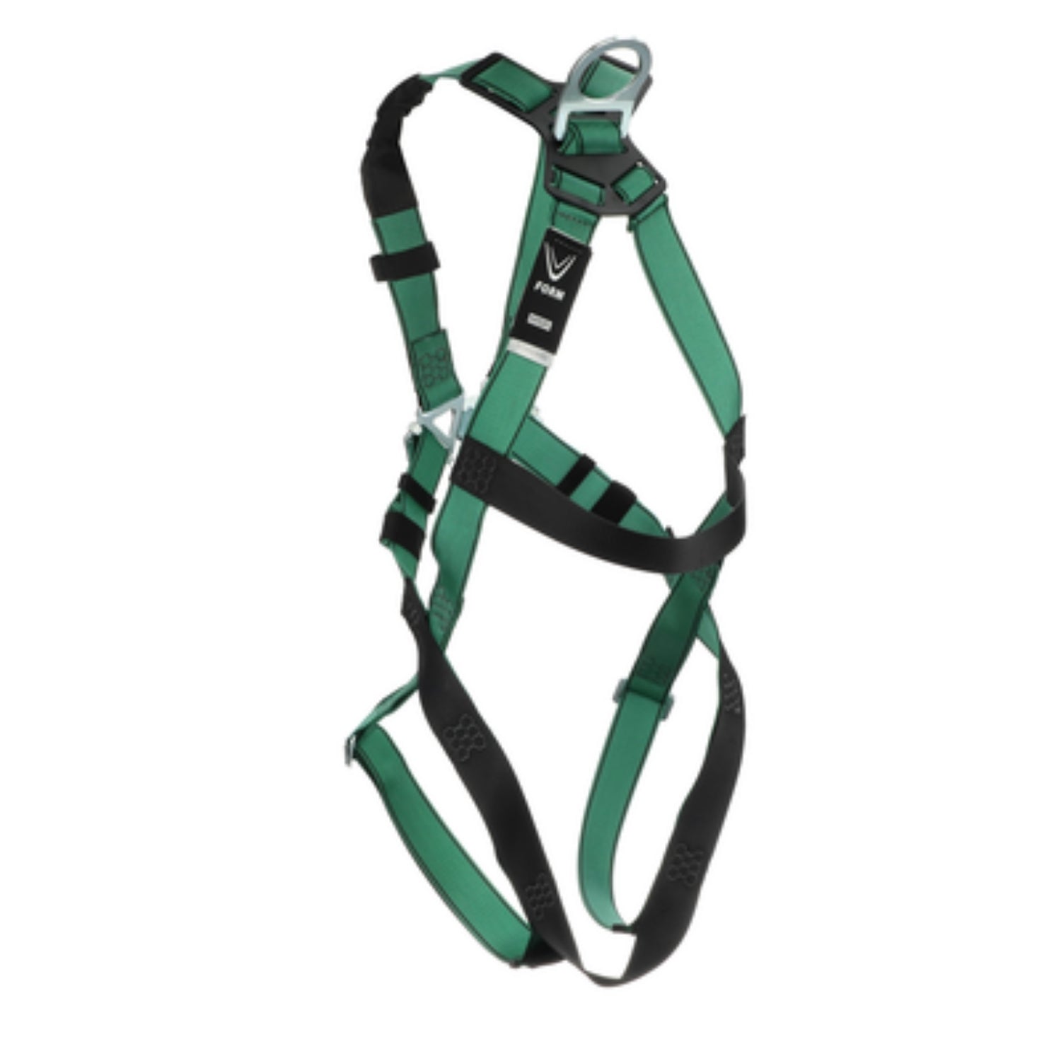 MSA 10197196- V-FORM™ Full-Body Harness, Back D-Ring, Qwik-Fit™ Buckles, Standard
