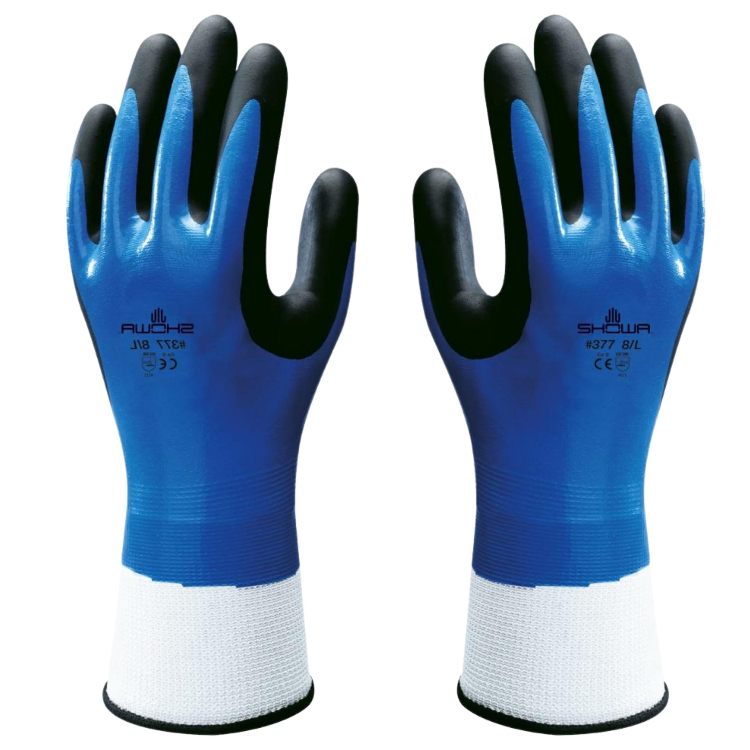 SHOWA 377: Chemical-Resistant Gloves 3 PAIR