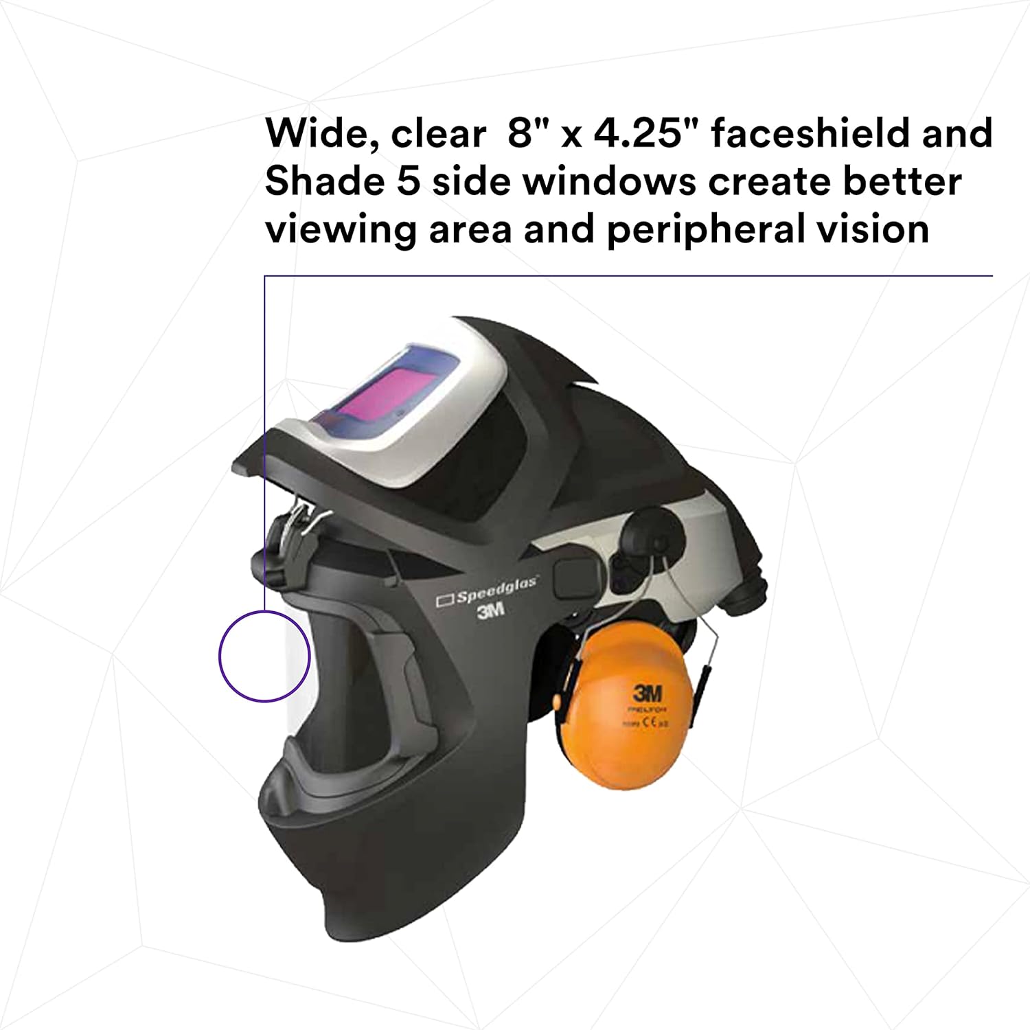 3M™ Adflo™ Powered Air Purifying Respirator HE System w 3M™ Speedglas™ Welding Helmet 9100 MP, 37-1101-30iSW, 1 EA/CASE