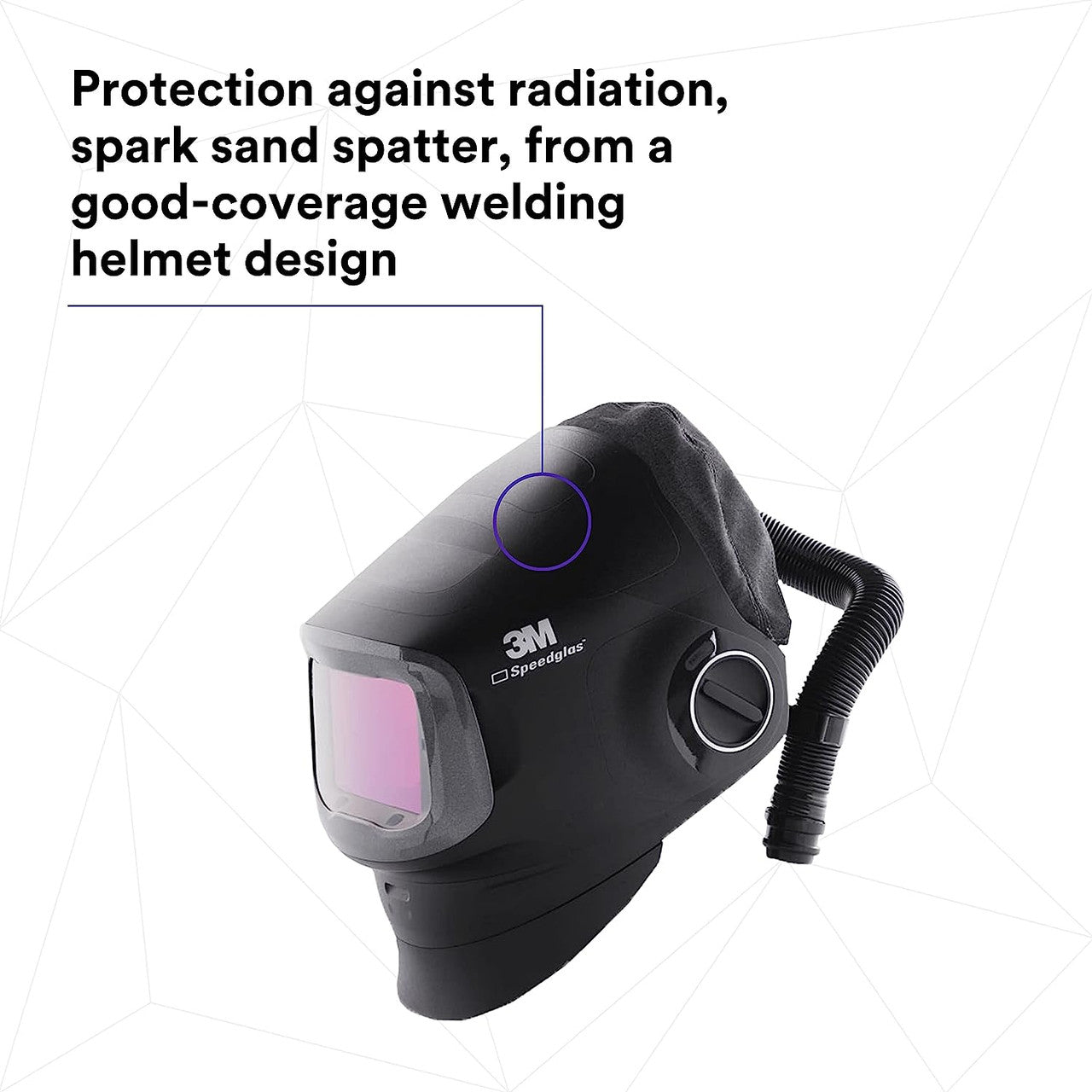 3M™ Speedglas™ Heavy-Duty Welding Helmet G5-01 w ADF G5-01 and 3M™ Adflo™ High-Altitude PAPR Assembly, 46-1101-30i, 1 EA/Case