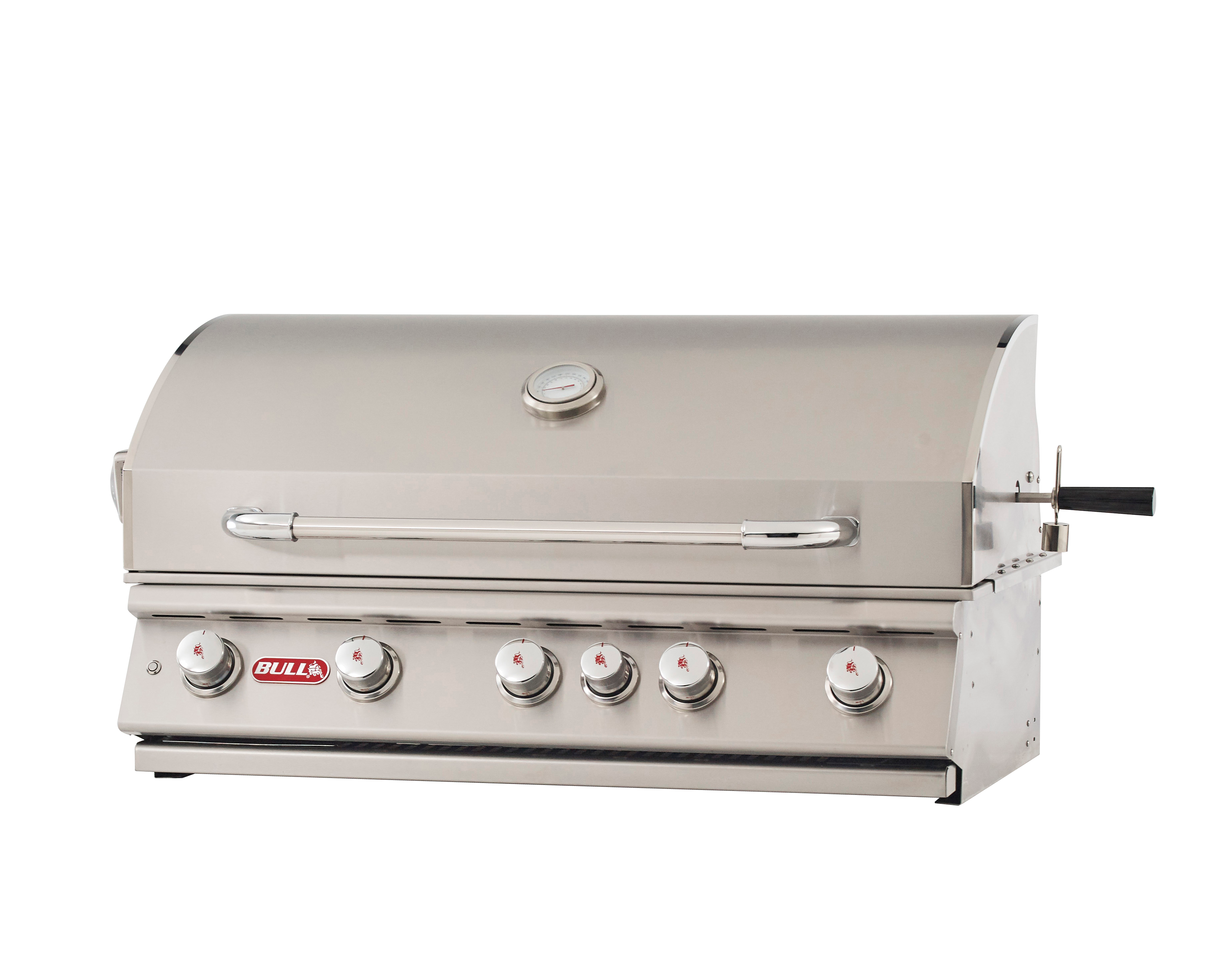 Bull Outdoor Products 38" Natural Gas Brahma Stainless Steel Built-In Gas Grill - 5 Burner 57569