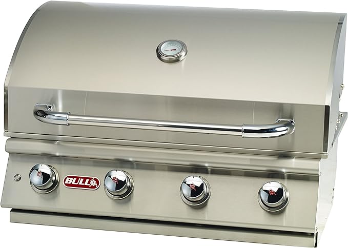 BULL OUTDOOR PRODUCTS 30" Natural Gas Lonestar Stainless Steel Gas Grill Head - 4 Burner