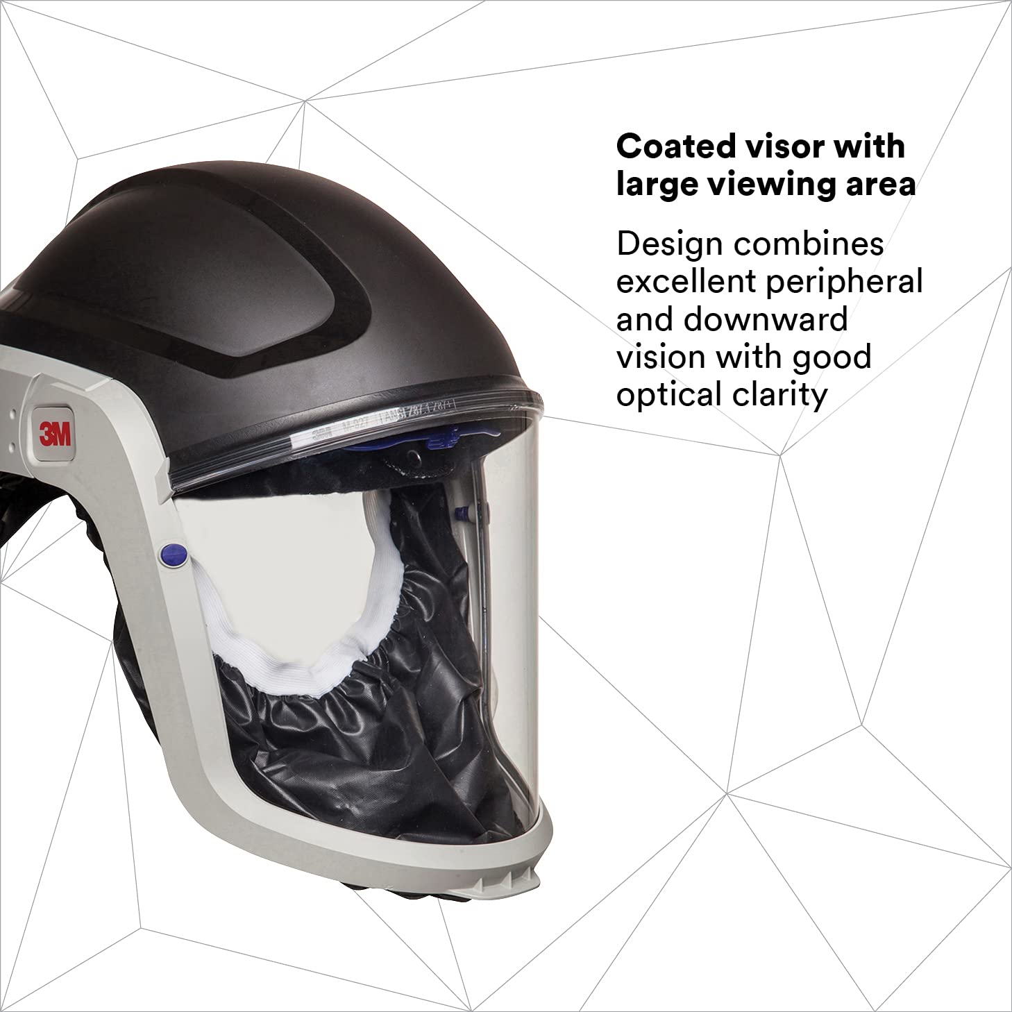 3M™ Versaflo™ Respiratory Hard Hat Assembly M-307, with Premium Visor and Faceseal, 1