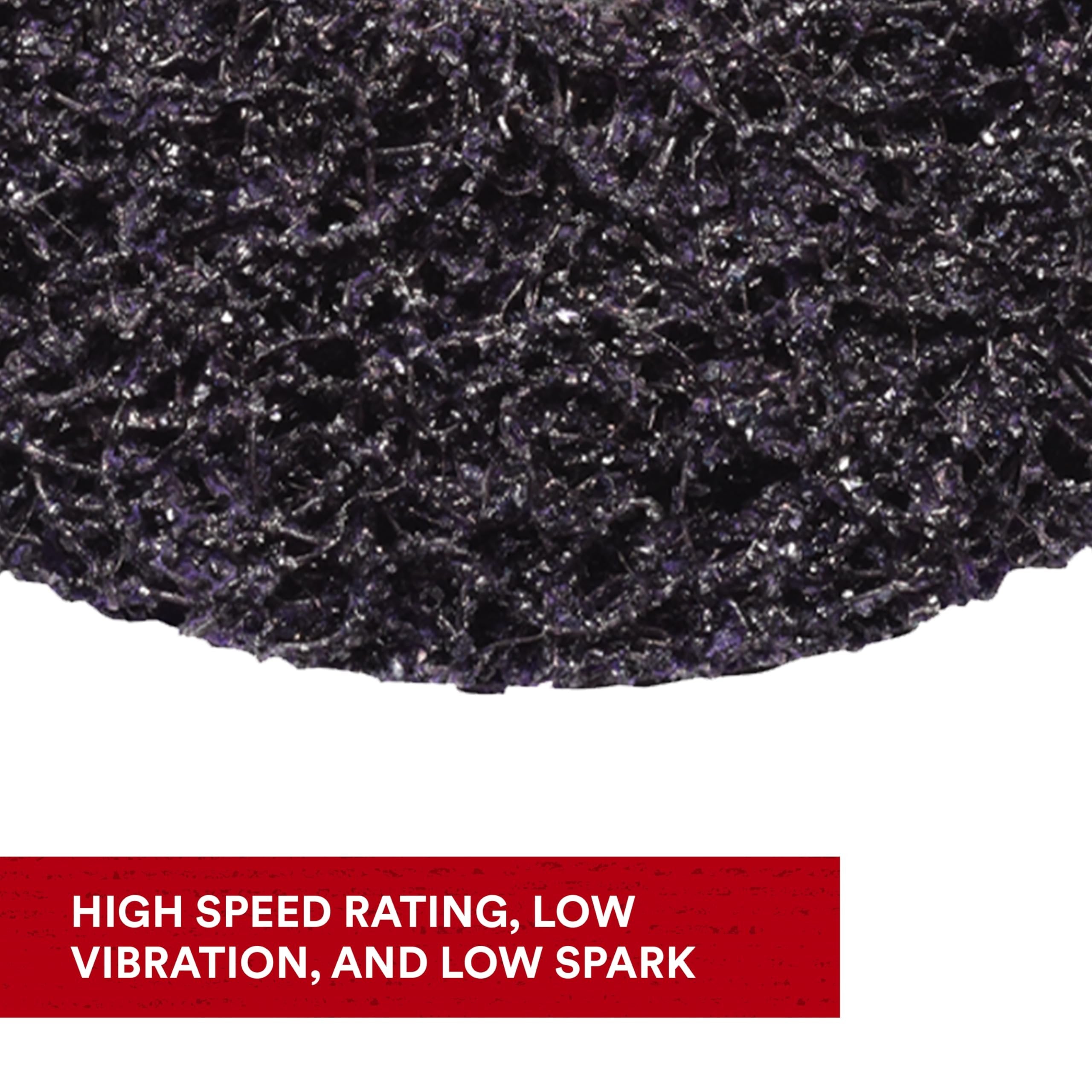 3M Scotch-Brite Clean and Strip XT Pro Disc, XO-DC, SiC Extra Coarse, T27, 4-1/2 in x 5/8"-11, Silicon Carbide Cuts Aggressively and Leaves a Fine Finish, Resists Loading, Purple