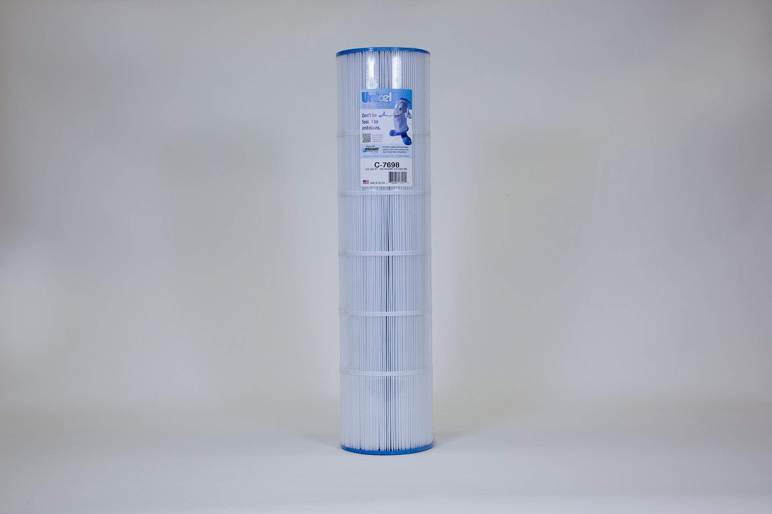 Unicel C-7698 100 Square Foot Media Replacement Pool Hot Tub Spa Filter Cartridge with 145 Pleats