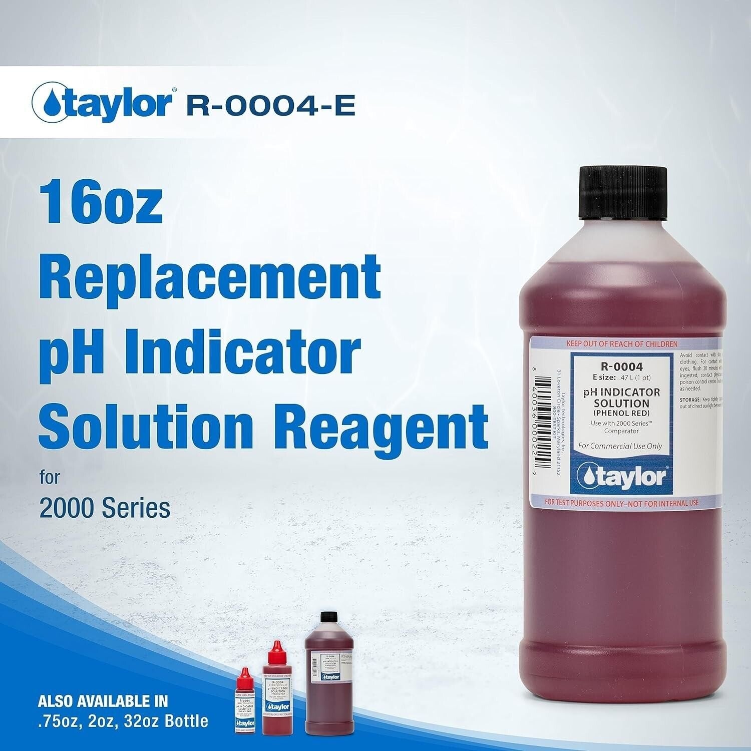 TAYLOR pH Indicator Solution #4 R-0004-E