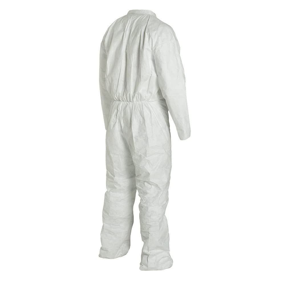 DuPont Tyvek 400 TY120S Disposable Protective Coverall, White, 2X-Large (Retail Pack of 1)