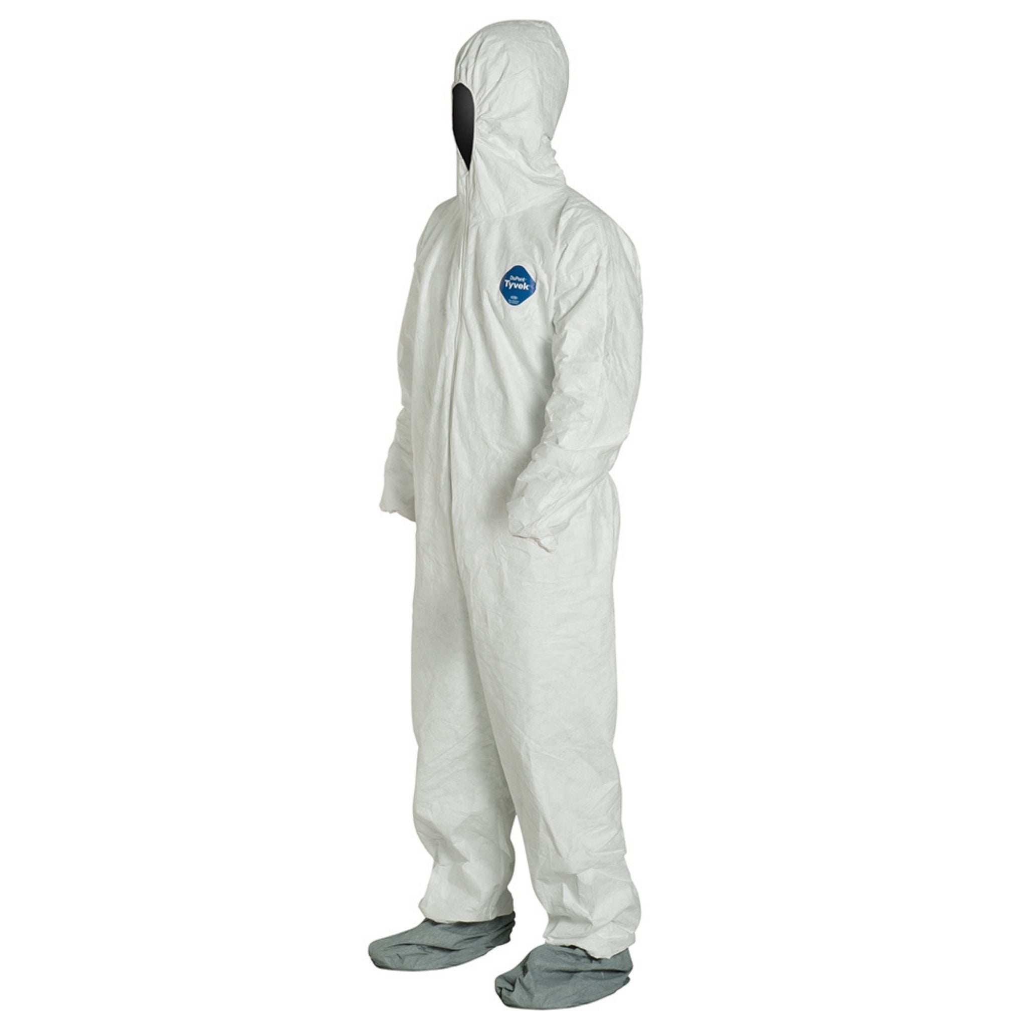 DuPont TY122S- Case of 25: Tyvek 400 Disposable Protective Coverall, White