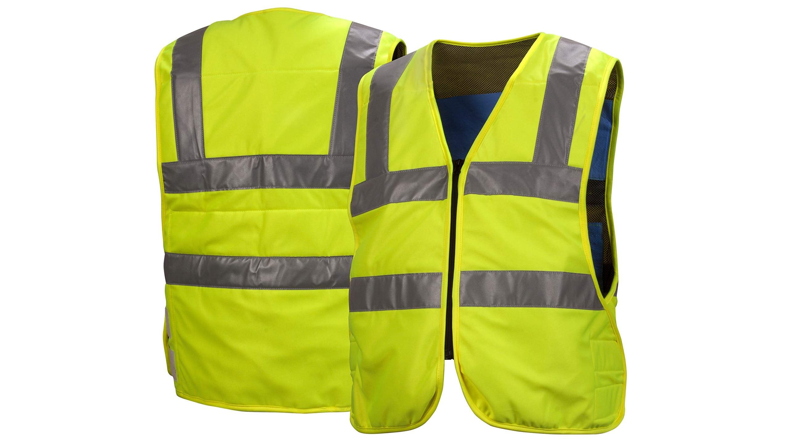 Pyramex CV200M Cooling Vest - Lime - Size Medium-Extra Large, Gray