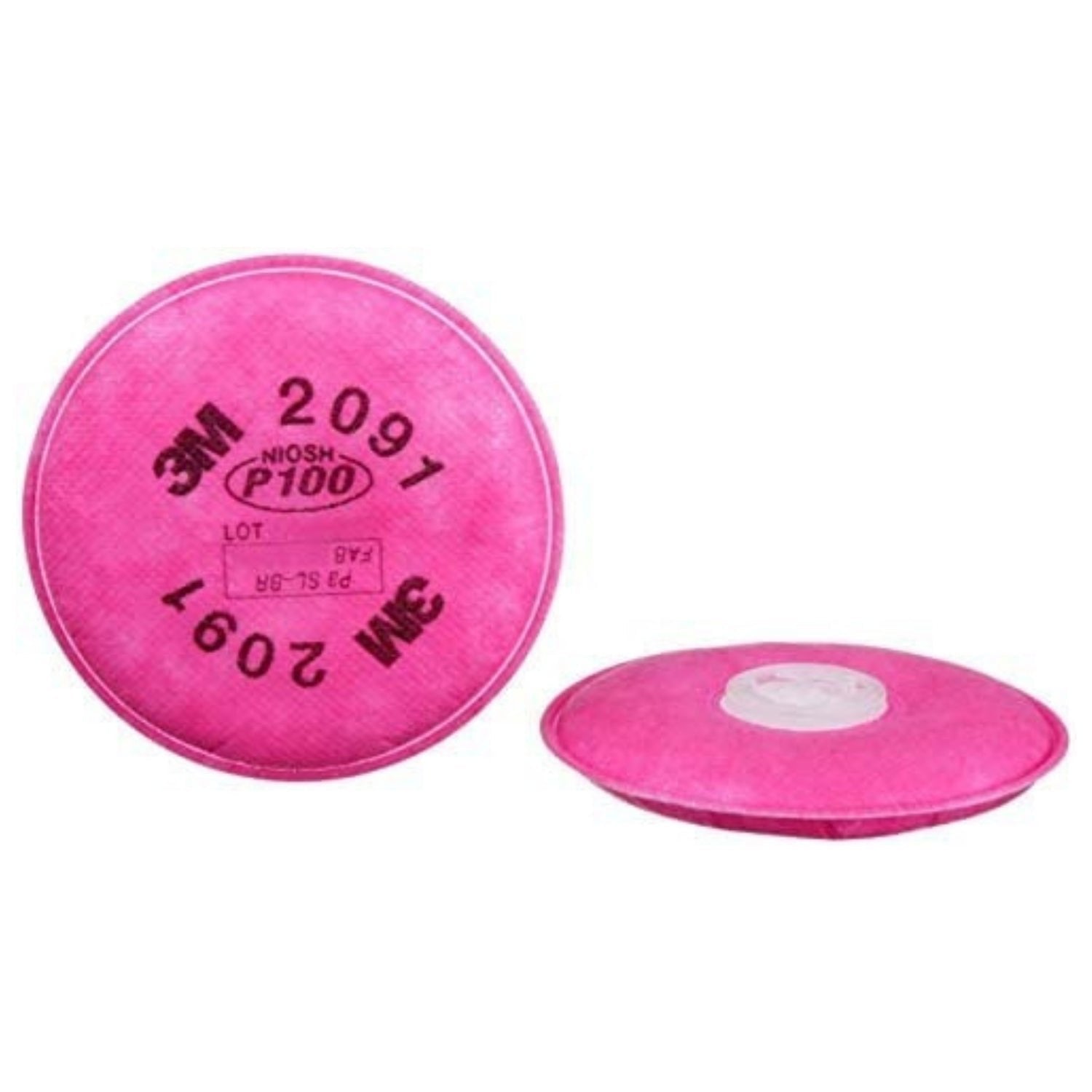 3M™ Particulate Filter 2091/07000(AAD), P100 - Magenta