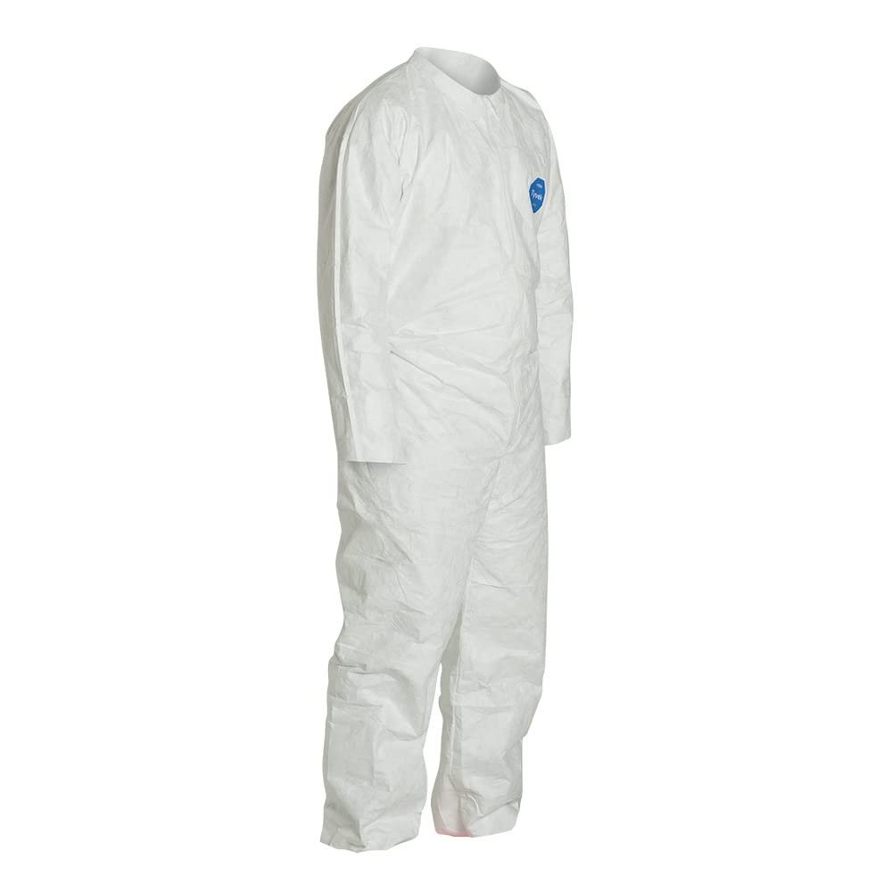 DuPont Tyvek 400 TY120S Disposable Protective Coverall, White, 2X-Large (Retail Pack of 1)