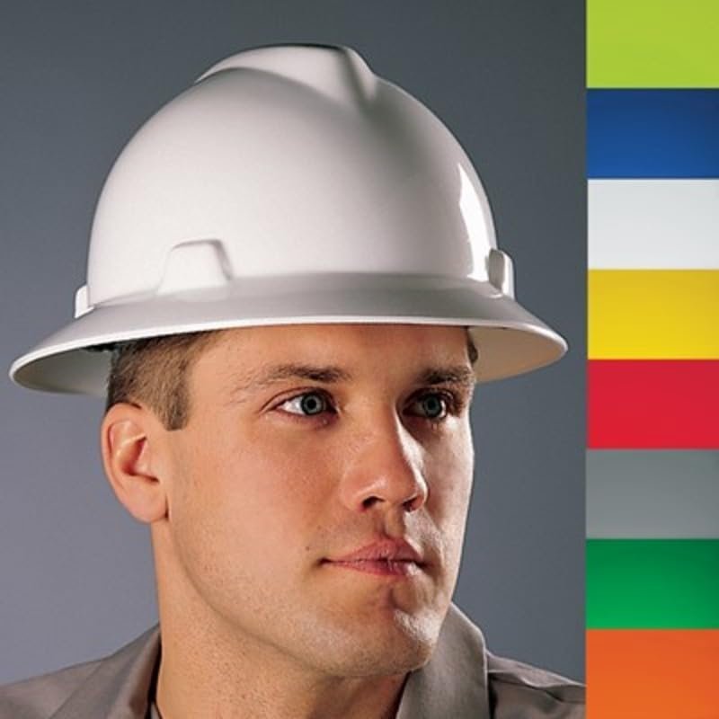 Polyethylene Shell, Superior Impact Protection, Self Adjusting Crown-Straps Standard Size in Orange