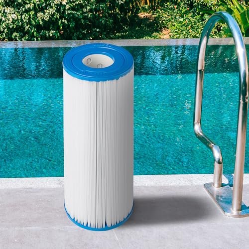 Unicel C-8413 125 Square Foot Media Replacement Pool Filter Cartridge with 148 Pleats, Compatible with Sta-Rite and Waterway