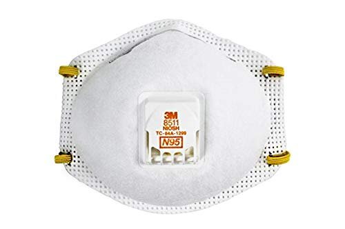 CTI Industrial Supply 3M 8511 Paint Sanding Valved Cool-Flow Respirator 10-Pack