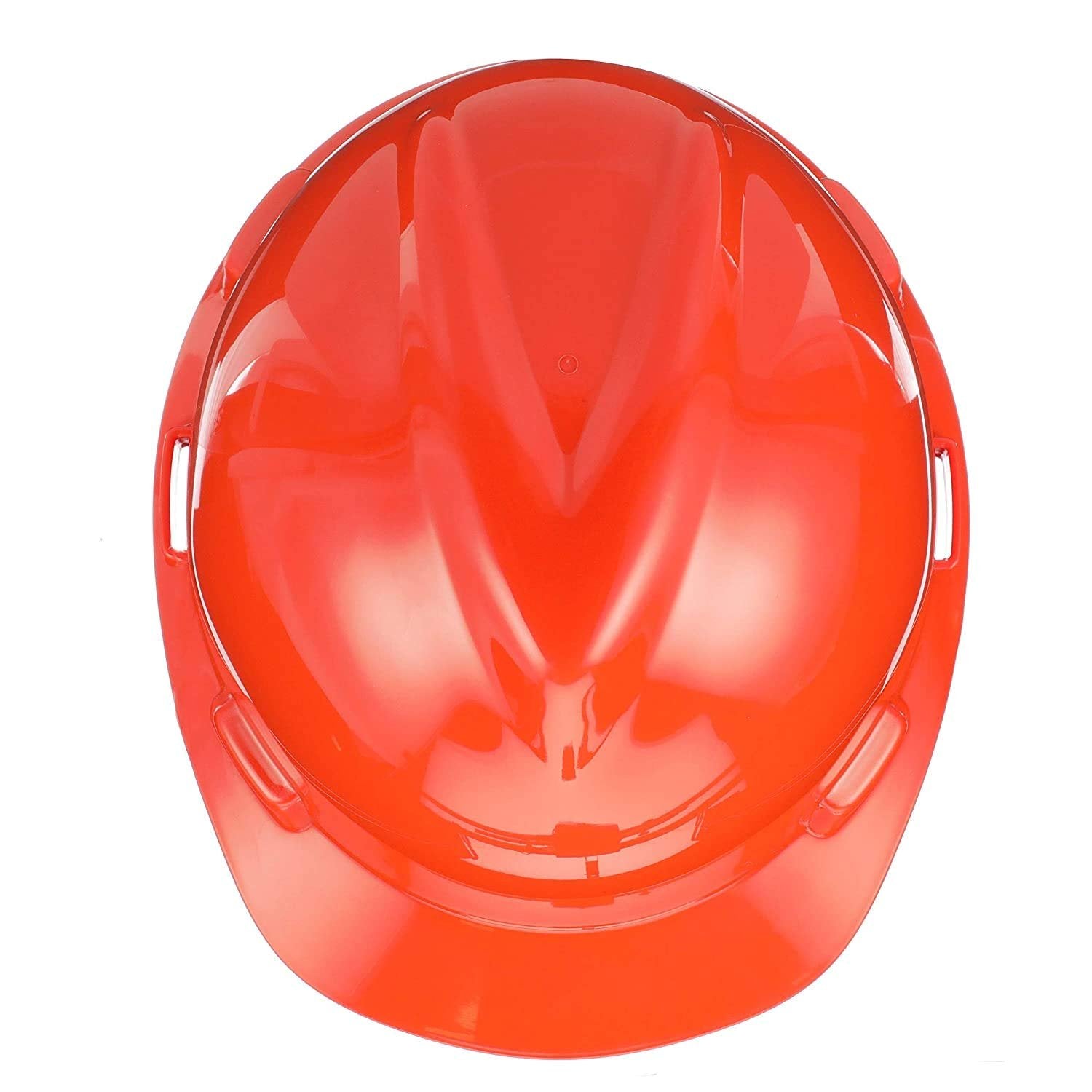 Polyethylene Shell, Superior Impact Protection, Self Adjusting Crown-Straps Standard Size in Orange