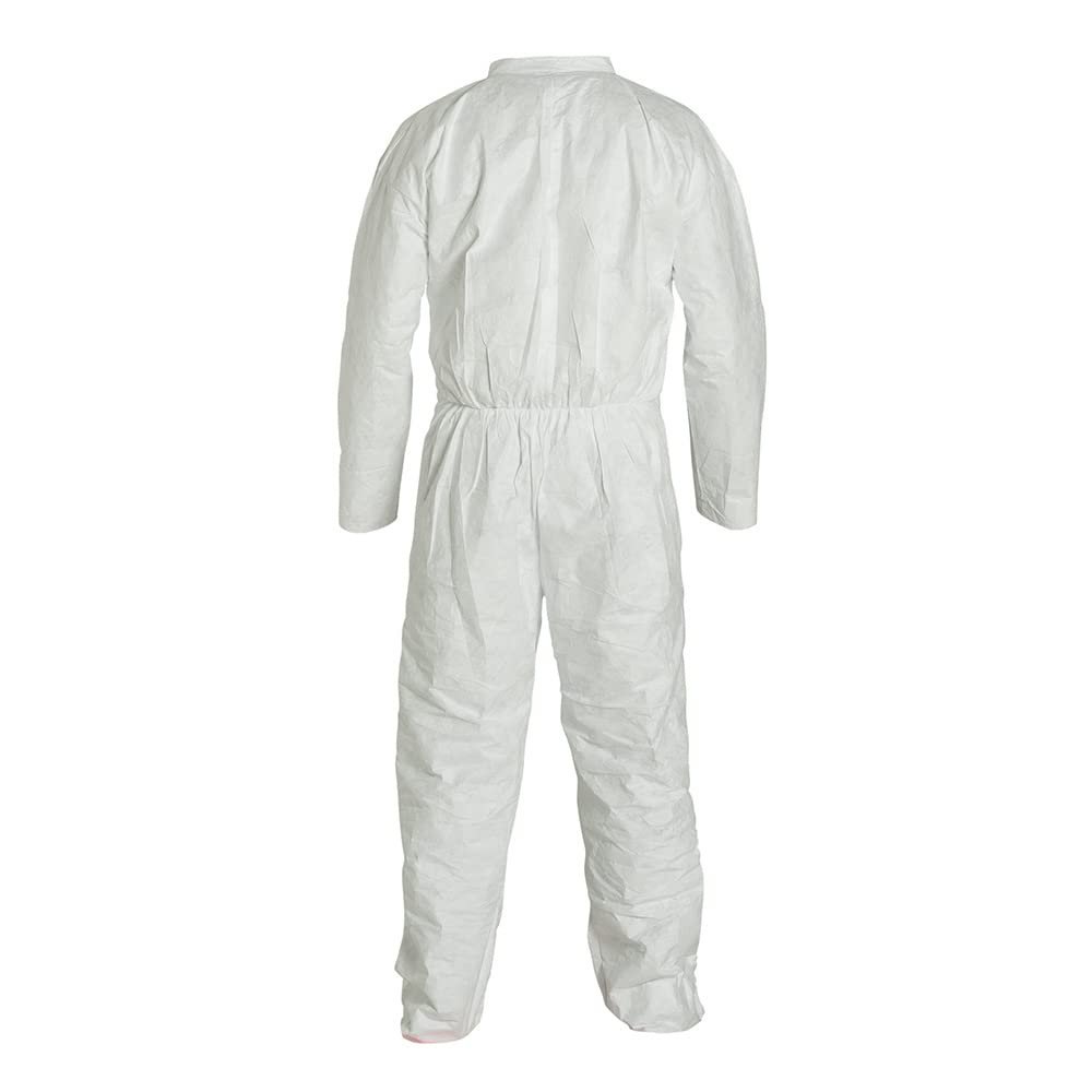 DuPont Tyvek 400 TY120S Disposable Protective Coverall, White, 2X-Large (Retail Pack of 1)