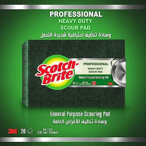 3M Medium Scotch-Brite Scour Pad [Set of 20]