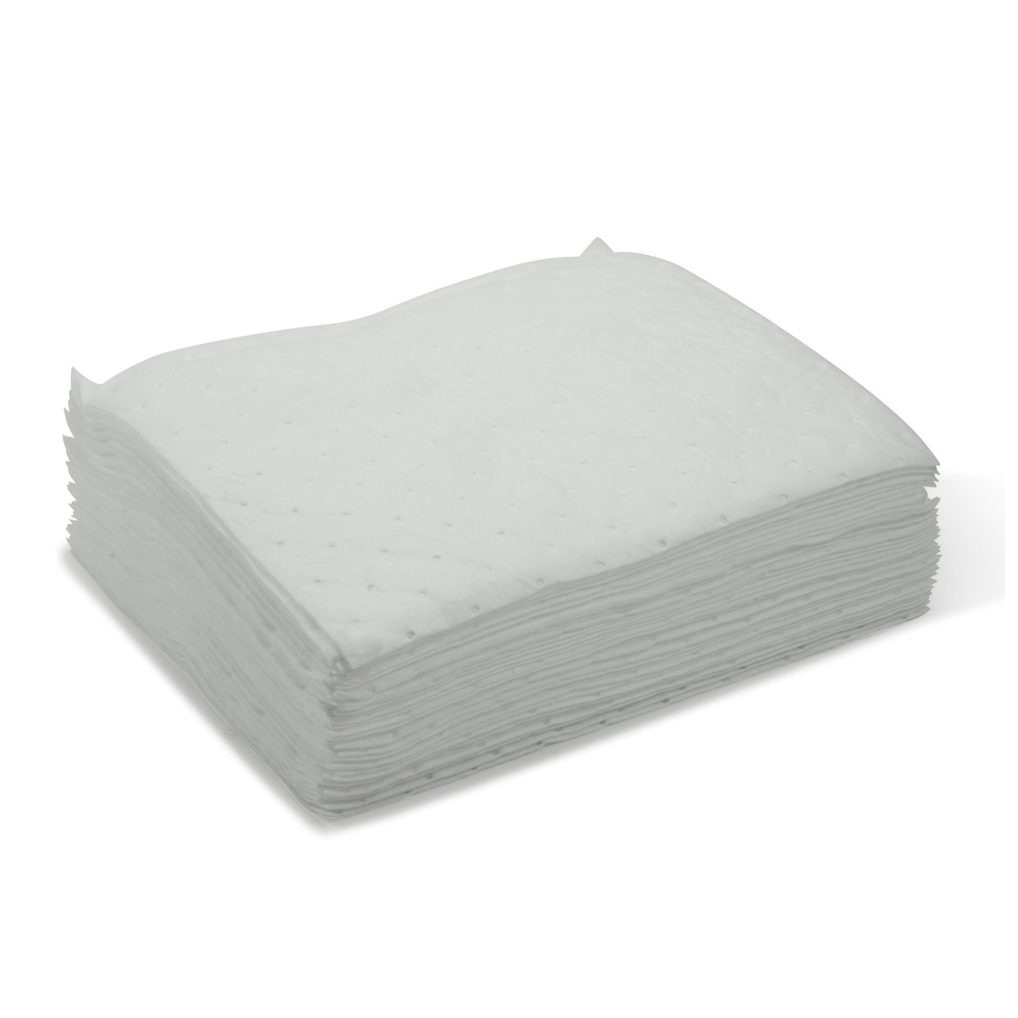 AABACO Oil ONLY White Absorbent Pads - Dimpled LIGHT Weight Pads – 15”x 18”