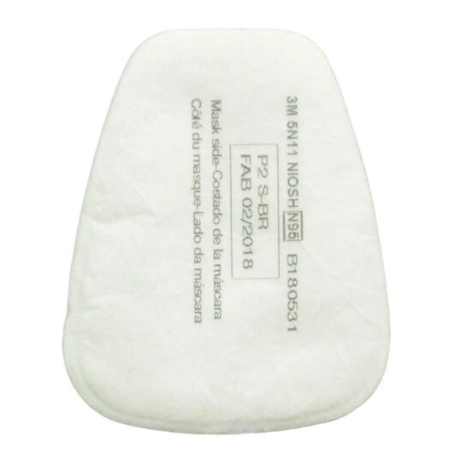 3M™ Particulate Filter 5N11, N95 100 - Non-Oil Based Particles