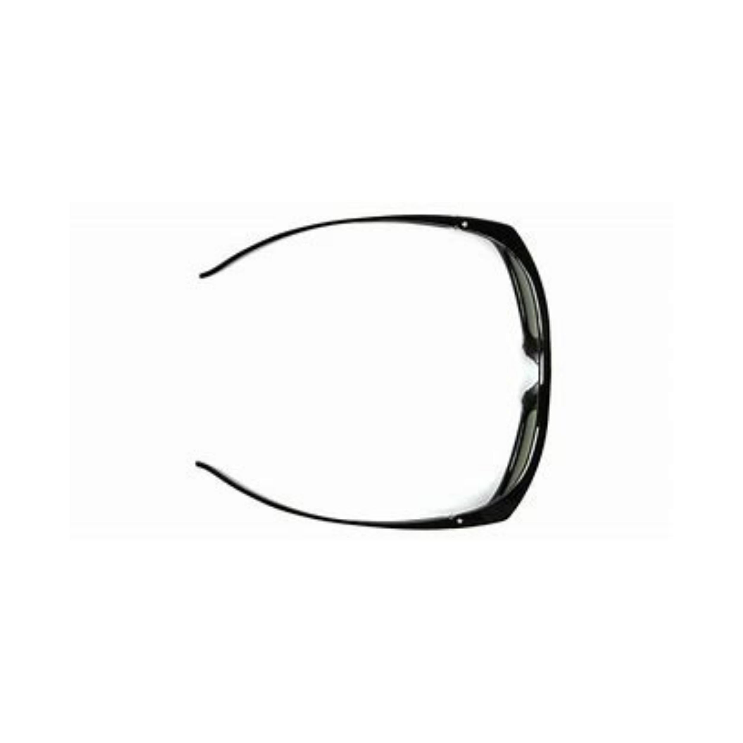 PYRAMEX-SB7910DRX Clear Lens with Black Frame 12 PACK