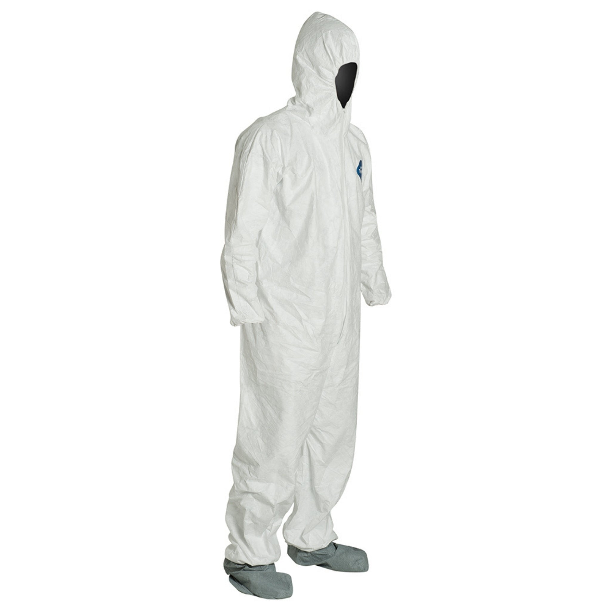 DuPont TY122S- 1 Suit: Tyvek 400 Disposable Protective Coverall, White