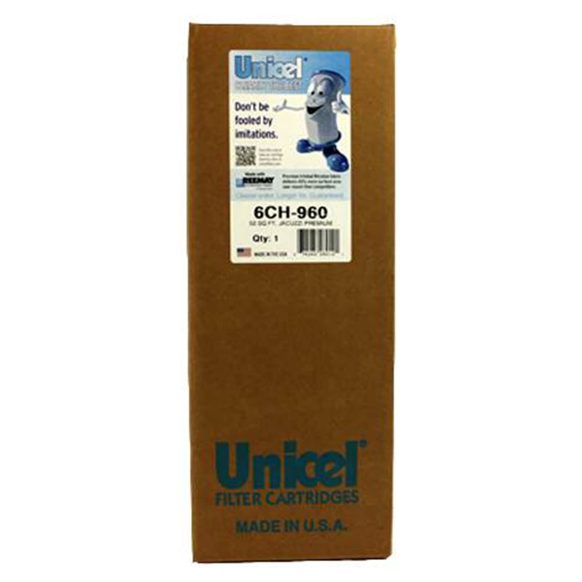 Unicel 6CH-960 52 Square Foot Media Replacement Hot Tub Spa Filter Cartridge with 113 Pleats, 1 Pack