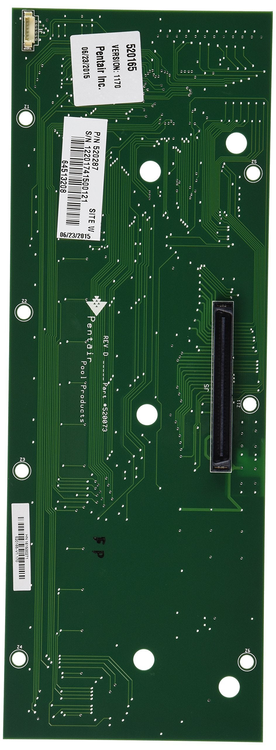 Pentair 520287 Universal Outdoor Controller Motherboard Circuit Board Replacement, IntelliTouch Pool and Spa Automatic Control Systems