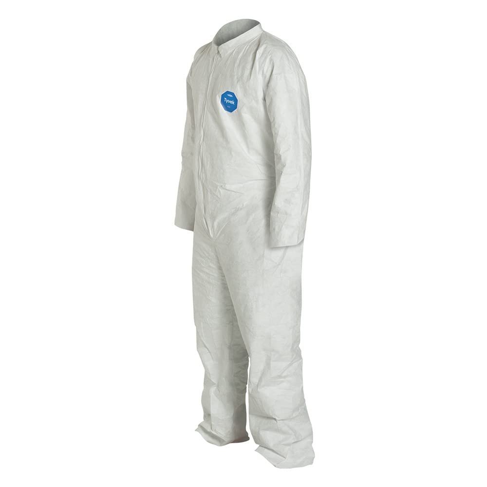 DuPont Tyvek 400 TY120S Disposable Protective Coverall, White, 2X-Large (Retail Pack of 1)