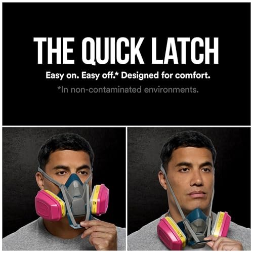 3M Pro MultiPurpose Respirator with Quick Latch, Medium
