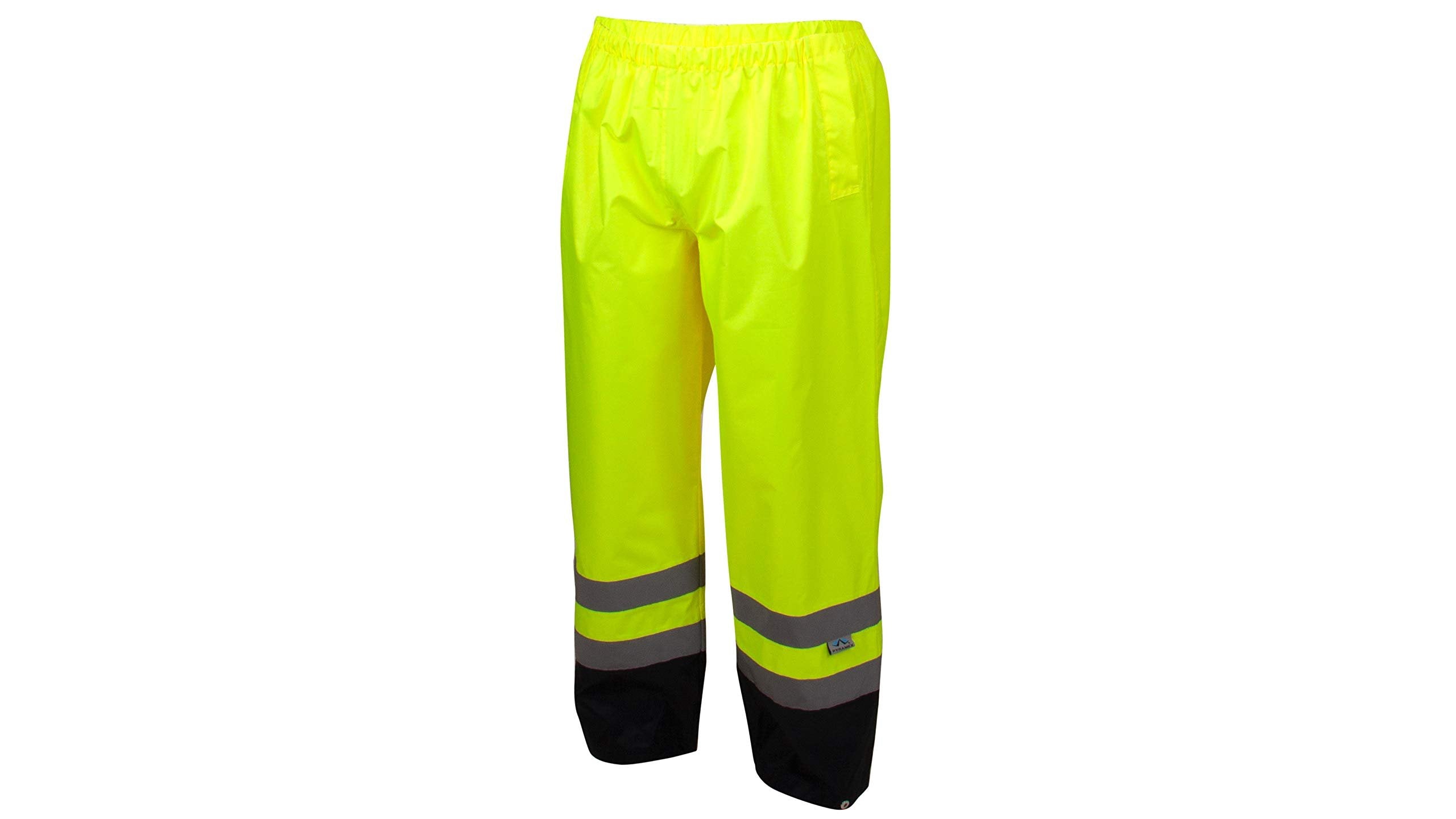 Pyramex Hi-Vis Rainwear Waterproof Rain Work Safety Elastic Waist Pants