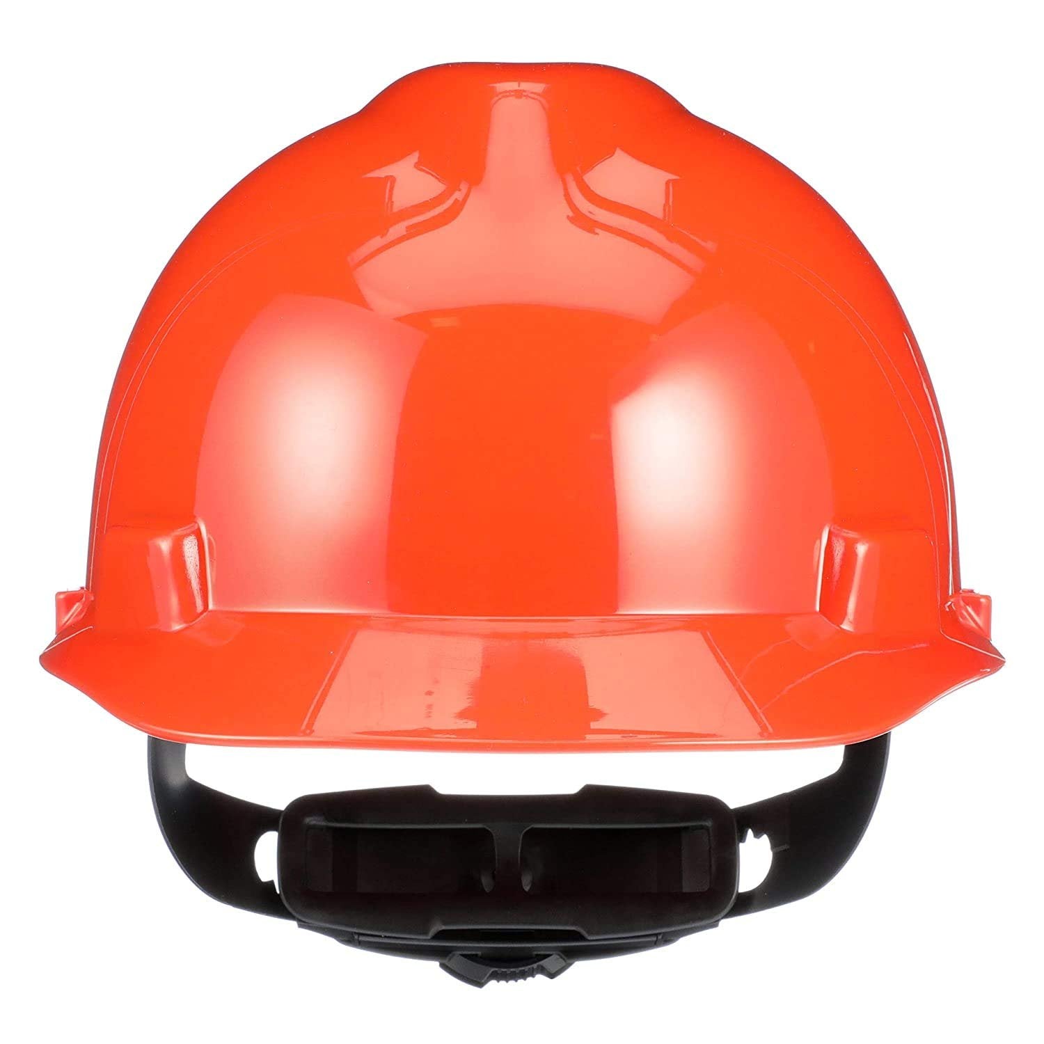 Polyethylene Shell, Superior Impact Protection, Self Adjusting Crown-Straps Standard Size in Orange