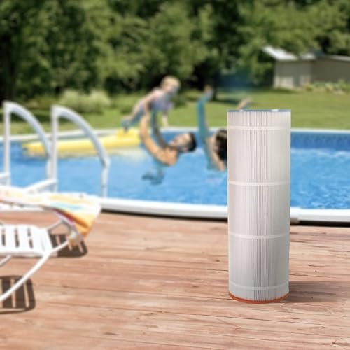 Unicel SC3-SR100 102 Square Foot 3 Oz Media Replacement Swimming Pool Filter Cartridge, 195 Pleats, Compatible with Sta-Rite Posi-Flo Models