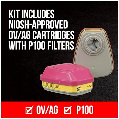 3M Pro MultiPurpose Respirator with Quick Latch, Medium