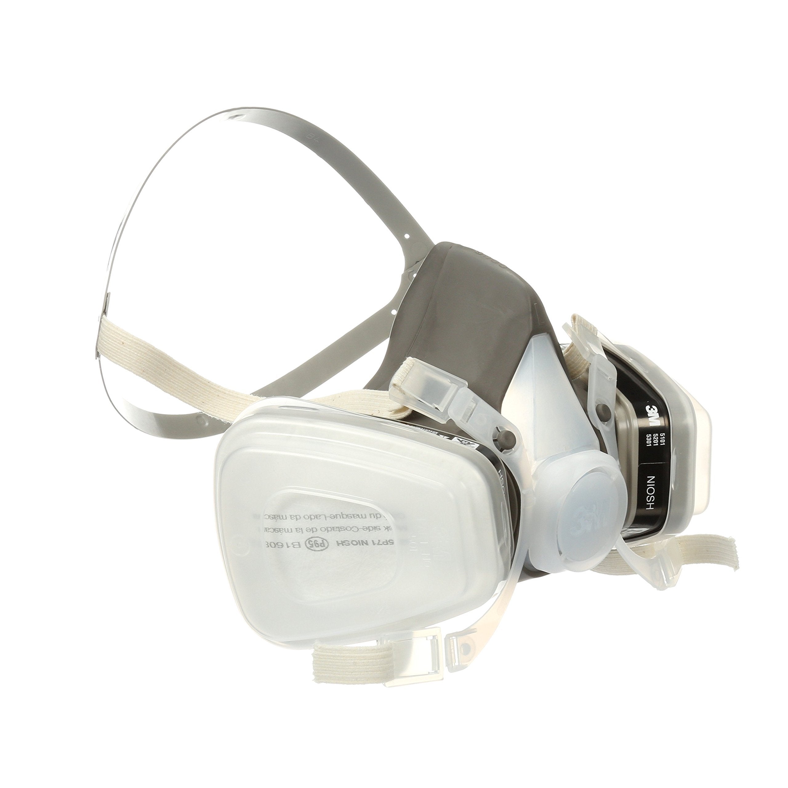 3M Half Facepiece Disposable Respirator Assembly 5201/21571, Respiratory Protection