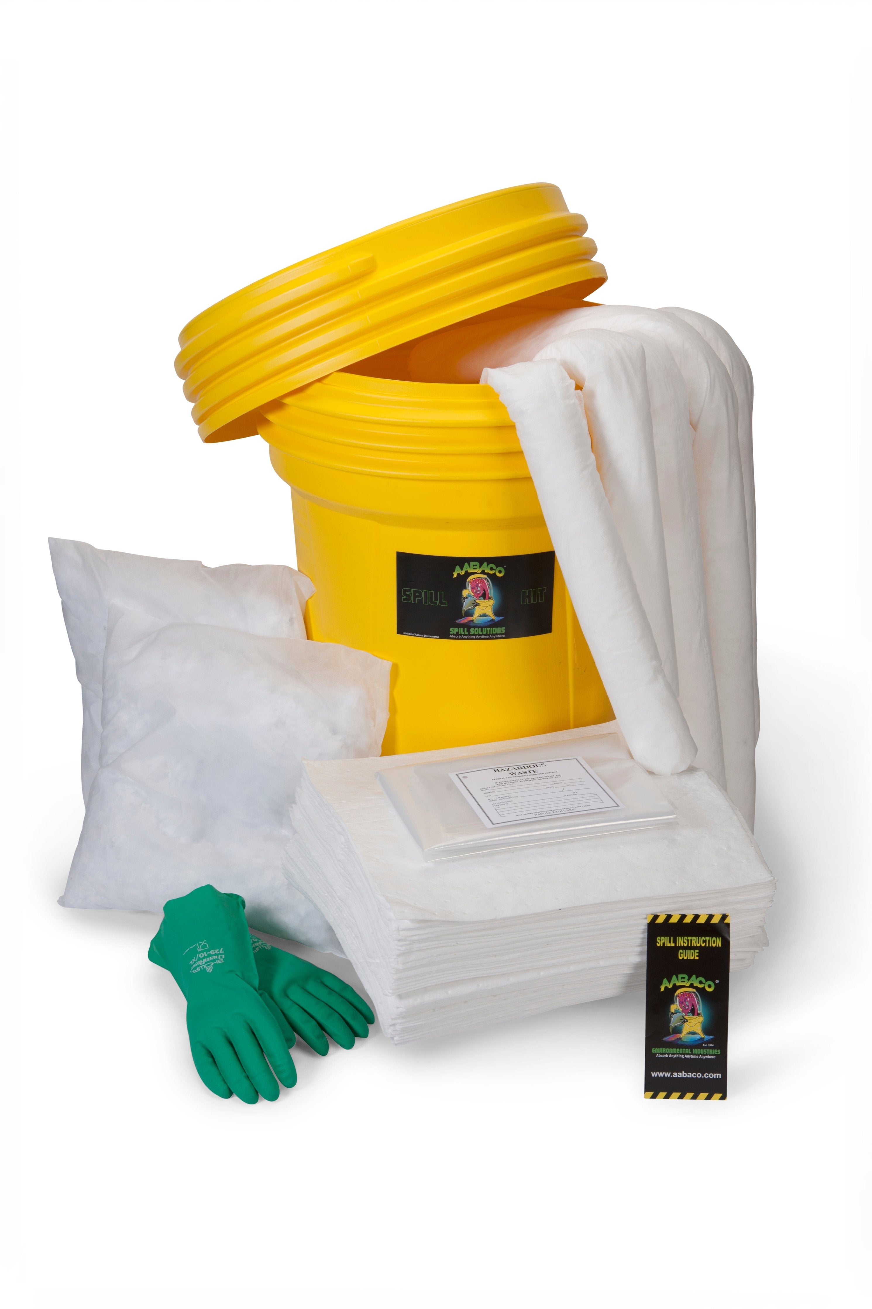 AABACO OIL ONLY SPILL KIT IN DRUM – 16 GALLONS