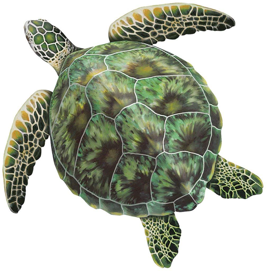 Sea Turtle Porcelain Swimming Pool Mosaic