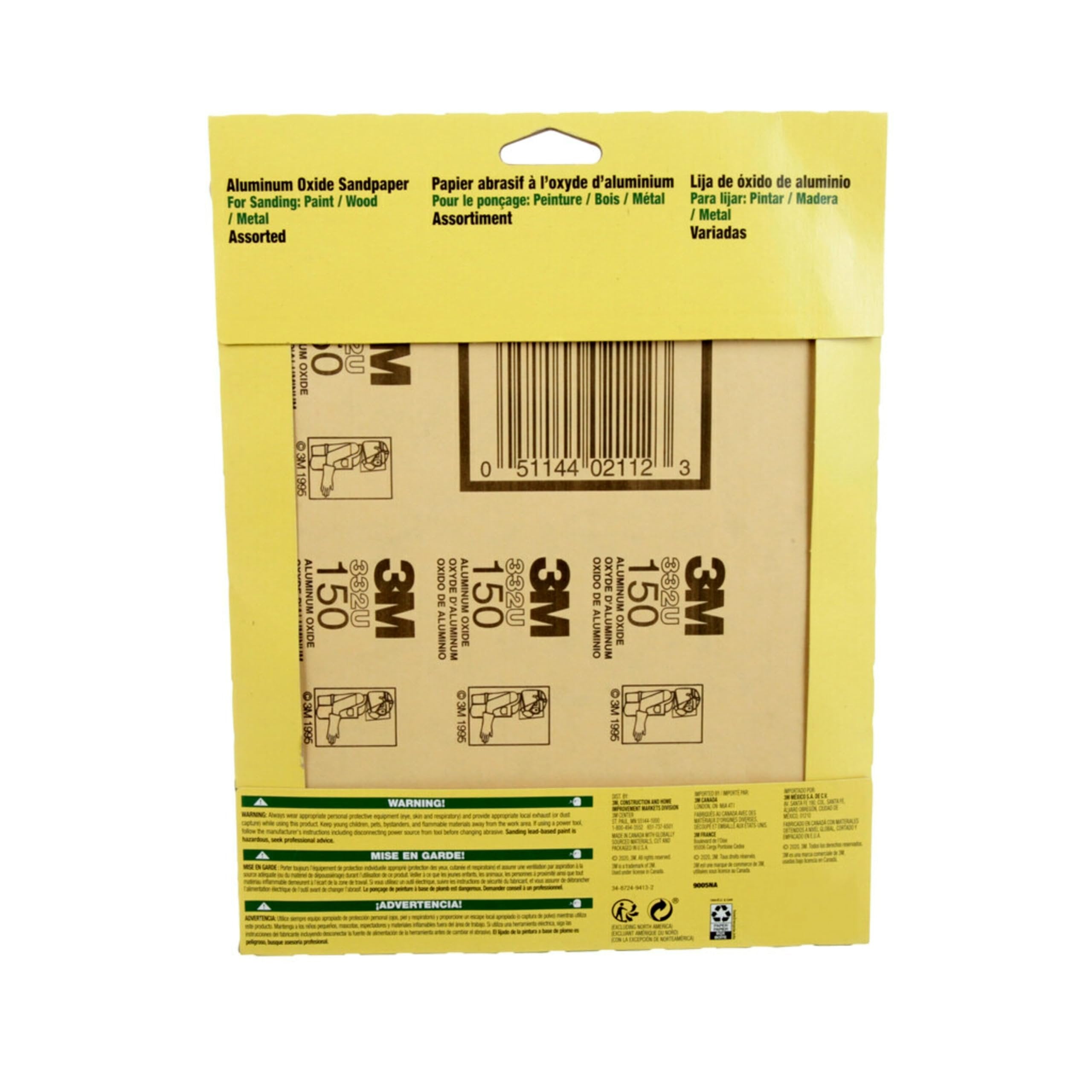 3M General Purpose Aluminum Obyide Sandpaper