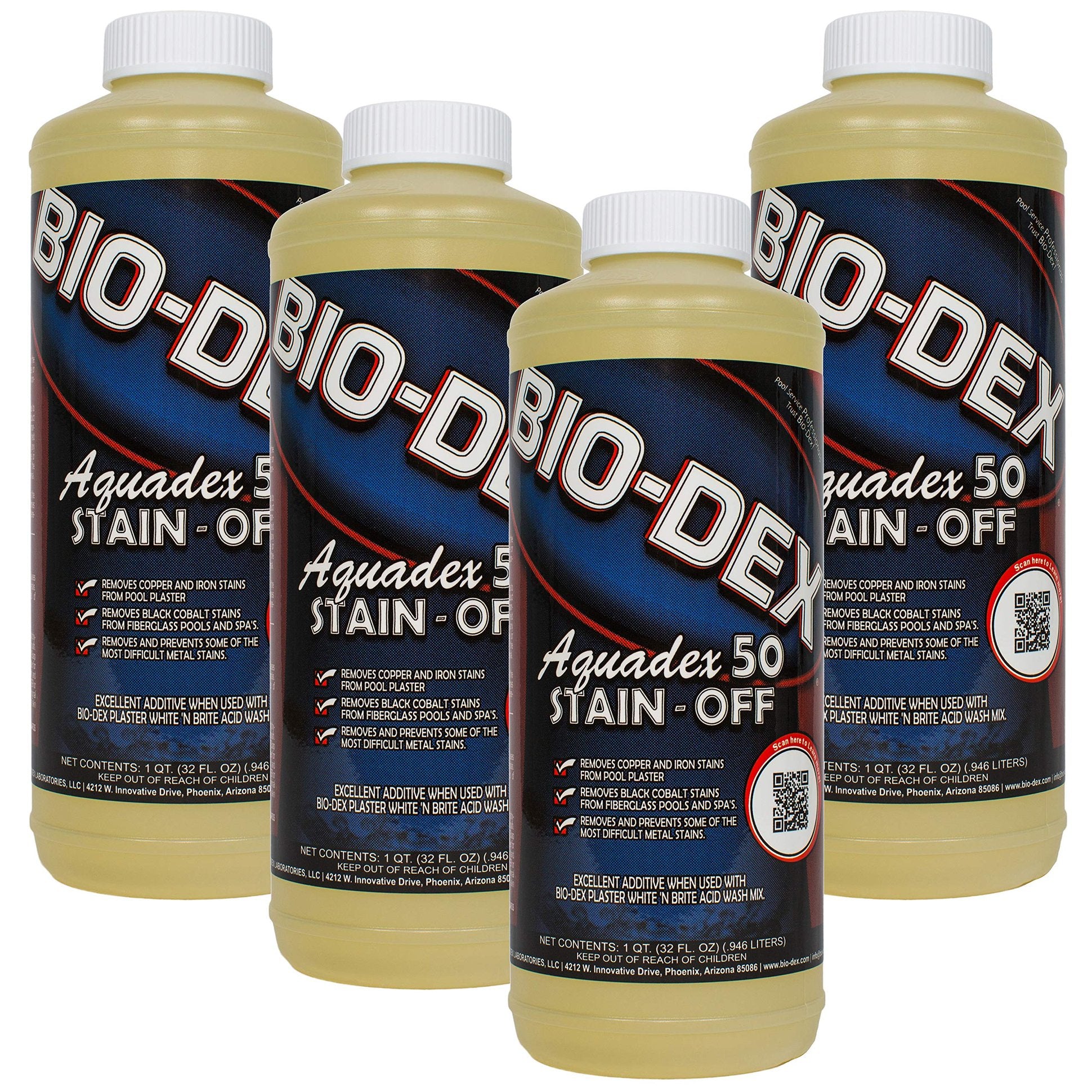 Bio-Dex Aquadex 50 Stain-Off (1 qt) (2 Pack)