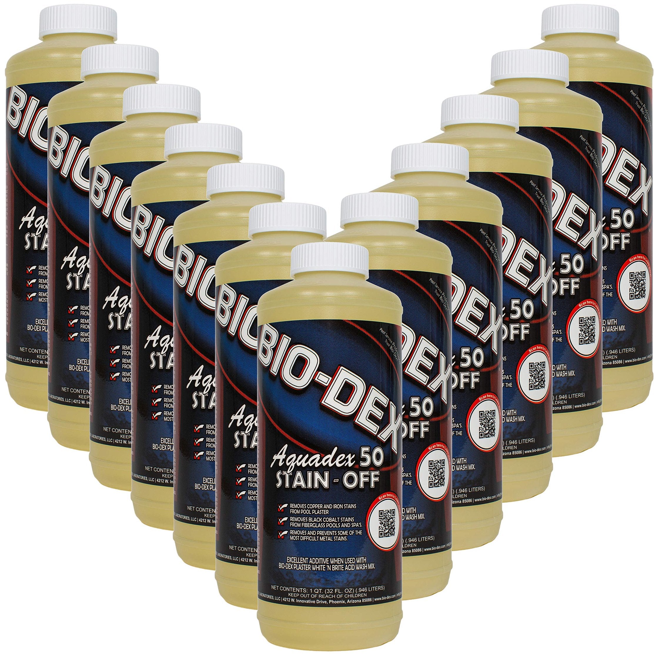 Bio-Dex Aquadex 50 Stain-Off (1 qt) (2 Pack)