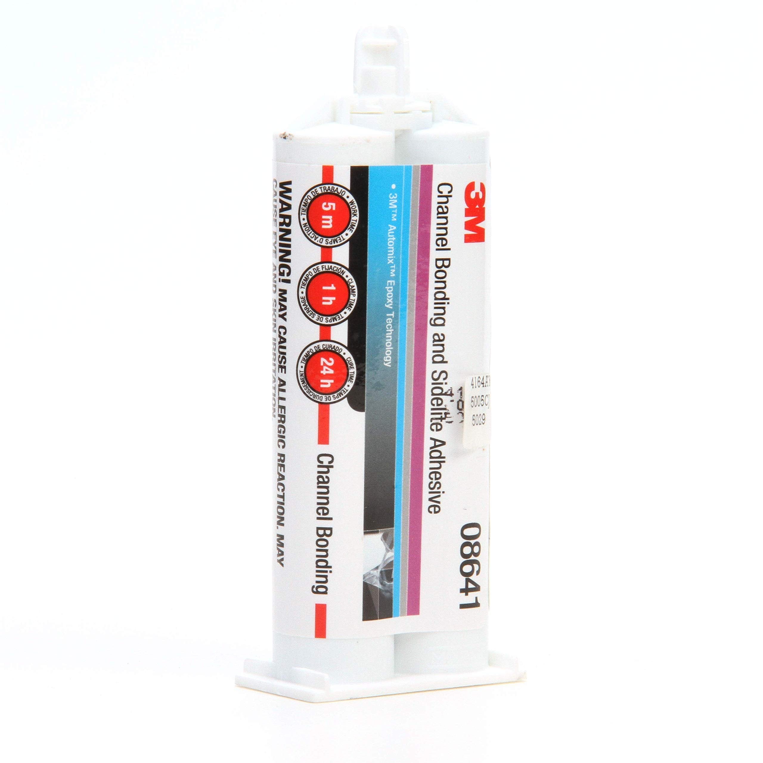 3M Channel Bonding and Sidelite Adhesive, 08641, 47.3 mL Cartridge, Expoxy, Rapid Curing