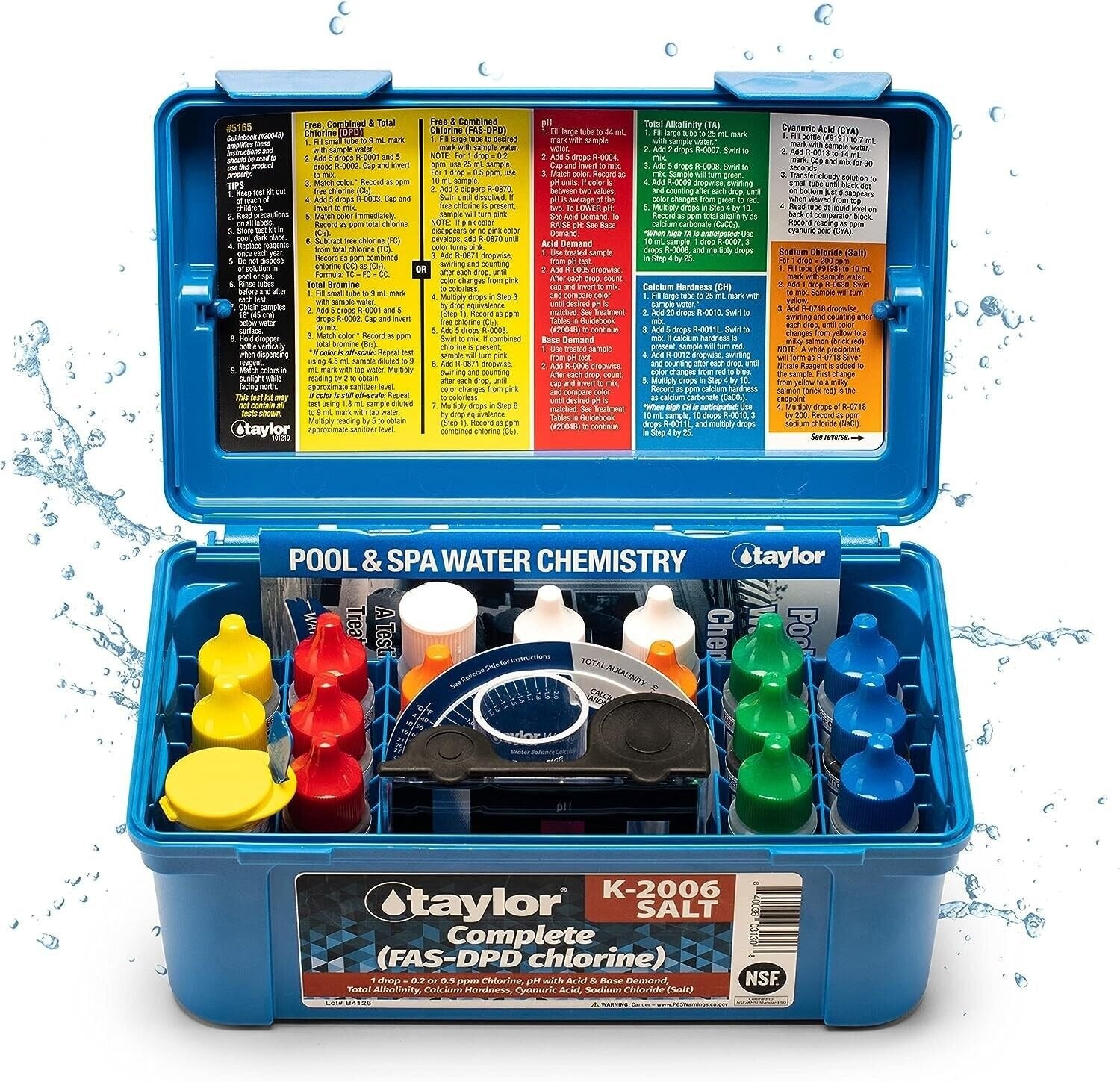 TAYLOR 2000 SERIES COMPL TEST KIT W/ BOOKLET & CS