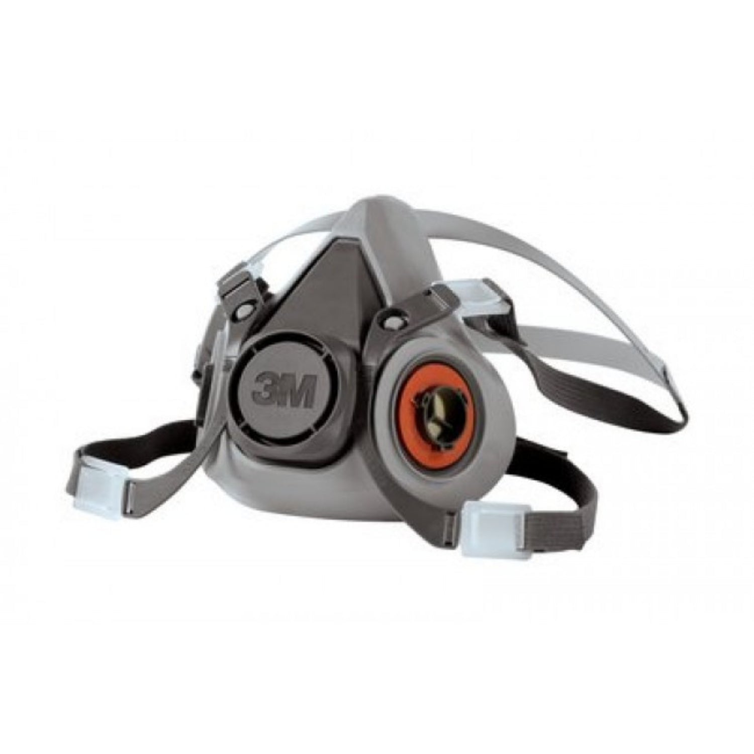 3M™ Half Facepiece Reusable Respirator 6200 - 6000 Series, Medium, Resist Gases, Vapors, Particulates, Adjustable Strap