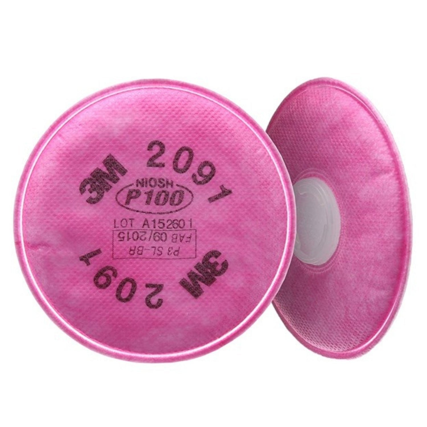 3M™ Particulate Filter 2091/07000(AAD), P100 - Magenta