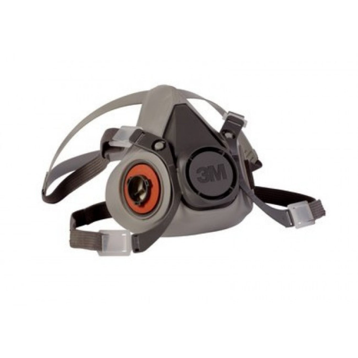 3M™ Half Facepiece Reusable Respirator 6200 - 6000 Series, Medium, Resist Gases, Vapors, Particulates, Adjustable Strap