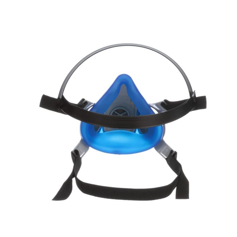 MSA Advantage 200 LS Series Half-Mask Respirator - Twin-Port, Soft and Lightweight Reusable Gas Mask, Nose Cup Design